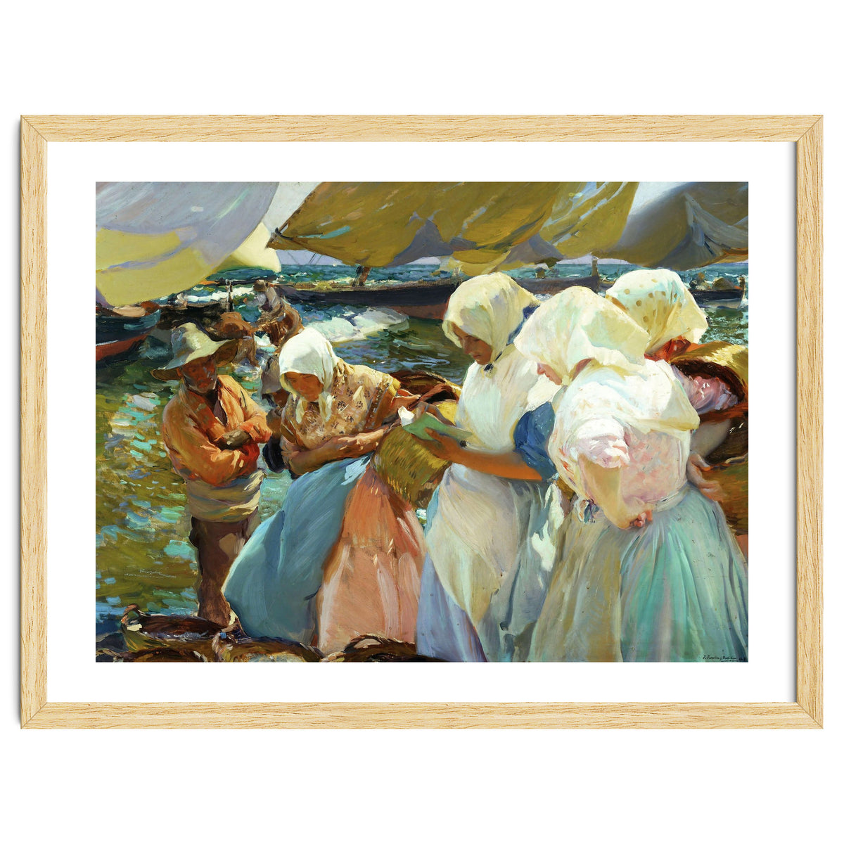 Joaquín Sorolla / 'Women of Valencia at the Beach', 1915, Oil on canvas, 93 x 126 cm.
