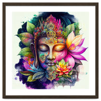 Floral Awakening Buddha