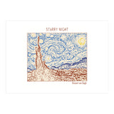 Starry Night – Vincent Van Gogh (Print Only) thumbnail