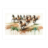 Galloping Horse Herd (Print Only) thumbnail