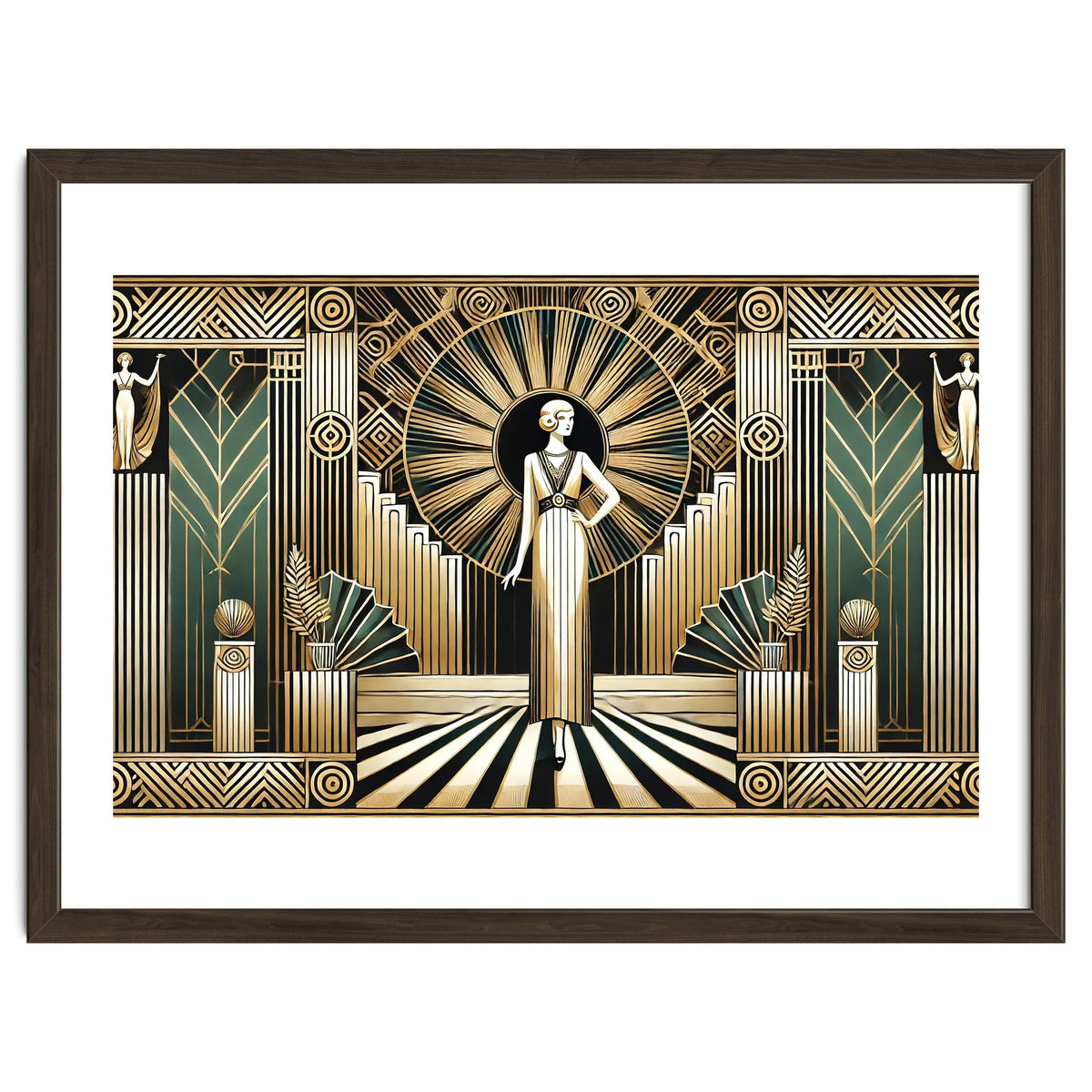 Golden Twenties Flair In Art Deco
