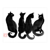4 Black Cats (Print Only) thumbnail