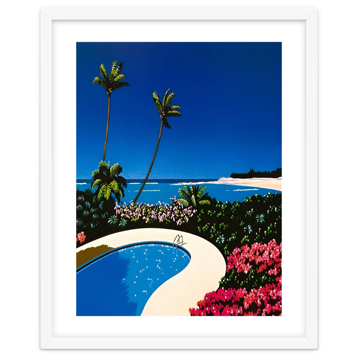 アート・デザイン・音楽 Swimming Pool Hiroshi nagai - Swimming Pool, vaporwave (Print Only) Art