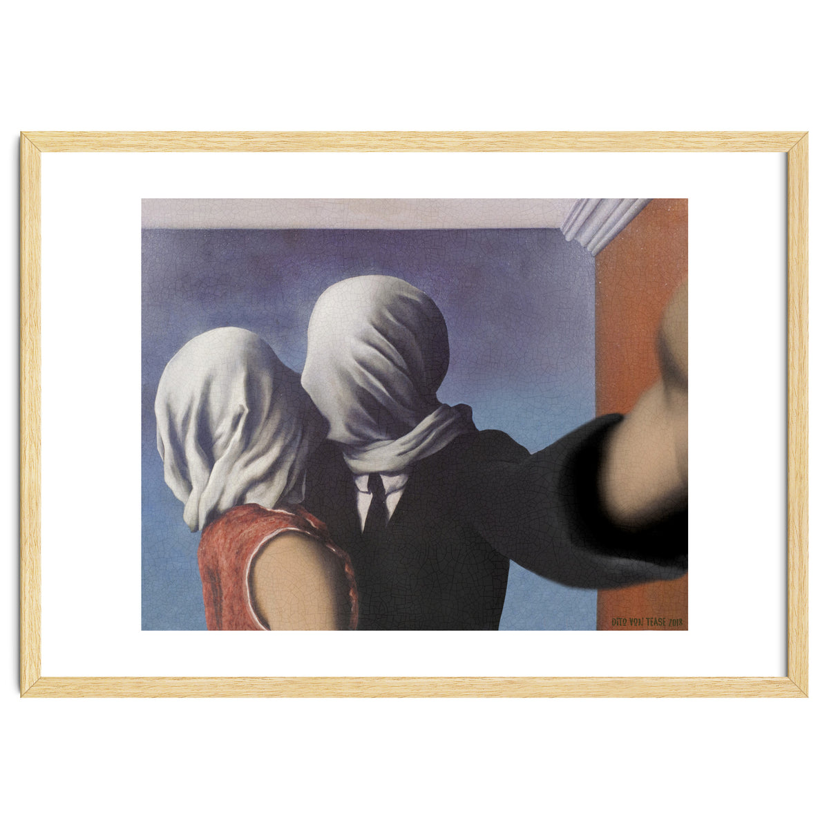Lovers - Magritte - Selfie