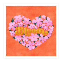 Bloom Floral Heart (Print Only)