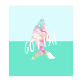 Go Fish With Quote (Print Only) thumbnail