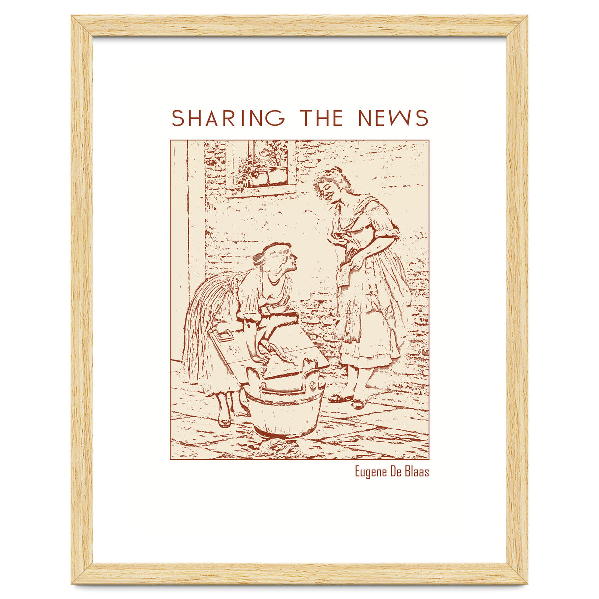 Sharing The News – Eugene De Blaas