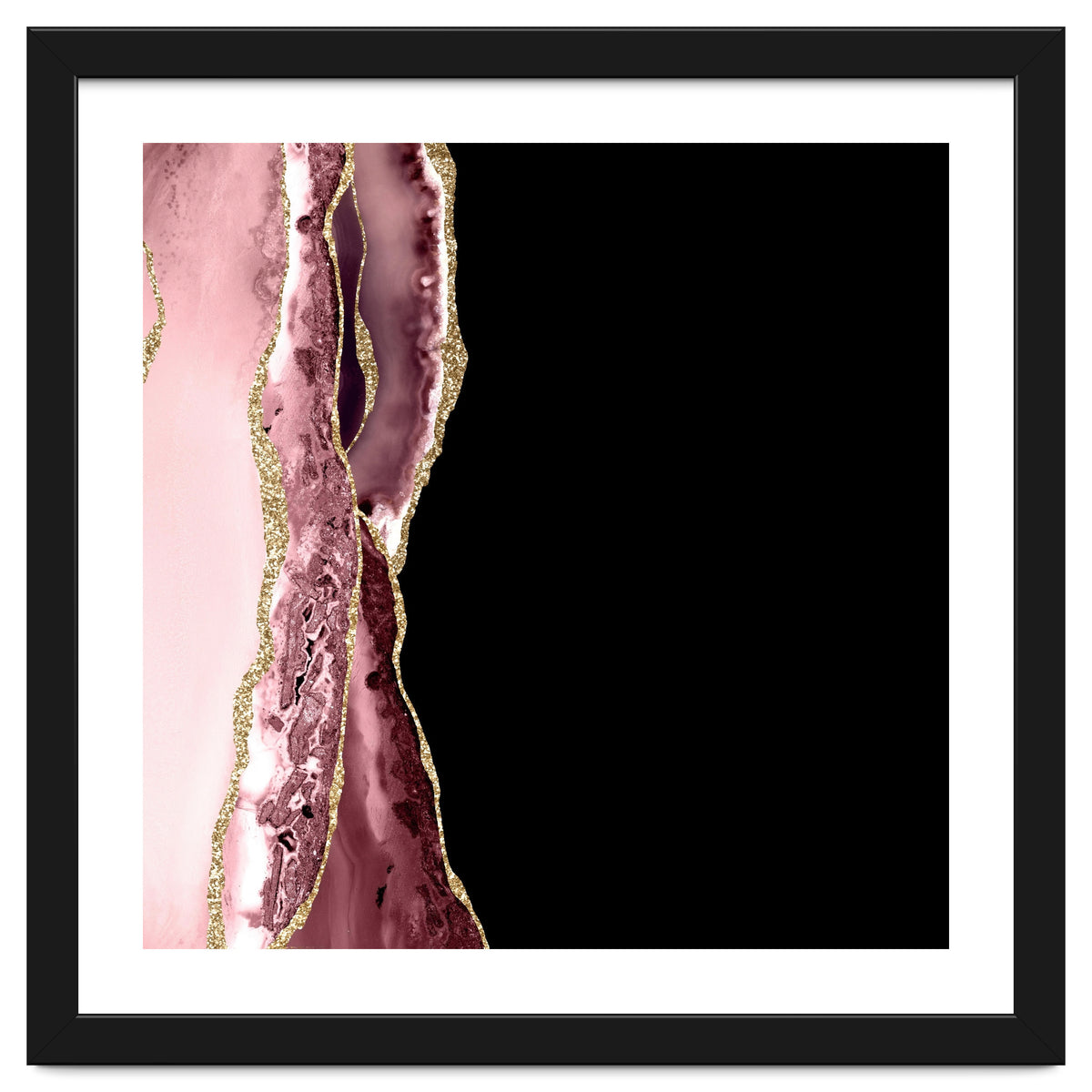 Blush & Gold Agate Texture 04