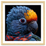 Close Up Vibrant Parrot Eye thumbnail
