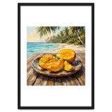 Tropical Mango Beach Oil Painting thumbnail