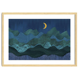 Abstract Landscape Moody Moonrise thumbnail