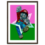 Mario Bross Typo Style Cartoon Pop Art thumbnail