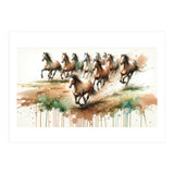 Galloping Horse Herd (Print Only) thumbnail