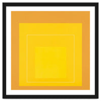 JOSEF ALBERS - HOMAGE TO THE SQUARE ORANGE YELLOW