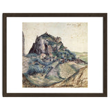 'Castle and Town of Arco', 1495, Watercolour on paper, 22,3 x 22,3 cm. thumbnail