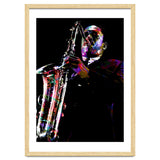 John Coltrane American Jazz Saxophonist Colorful thumbnail