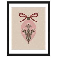 Christmas Floral Globe