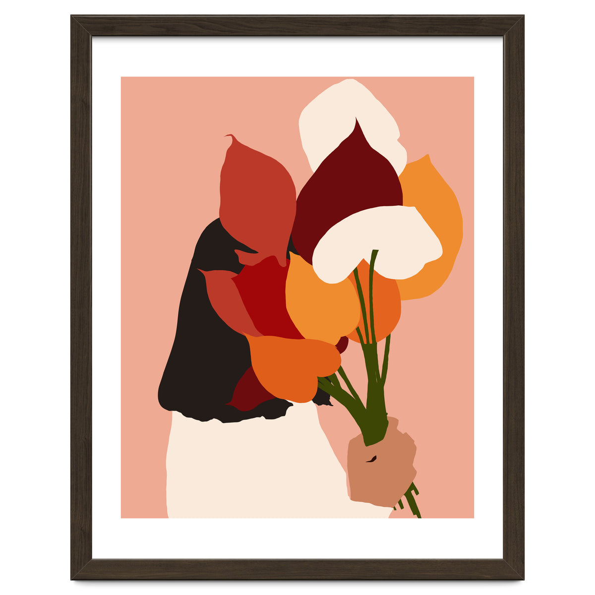 The Comfort Zone, Pastel Bohemian Woman, Floral Self Care Self Love Positivity Growth, Eclectic Boho Concept