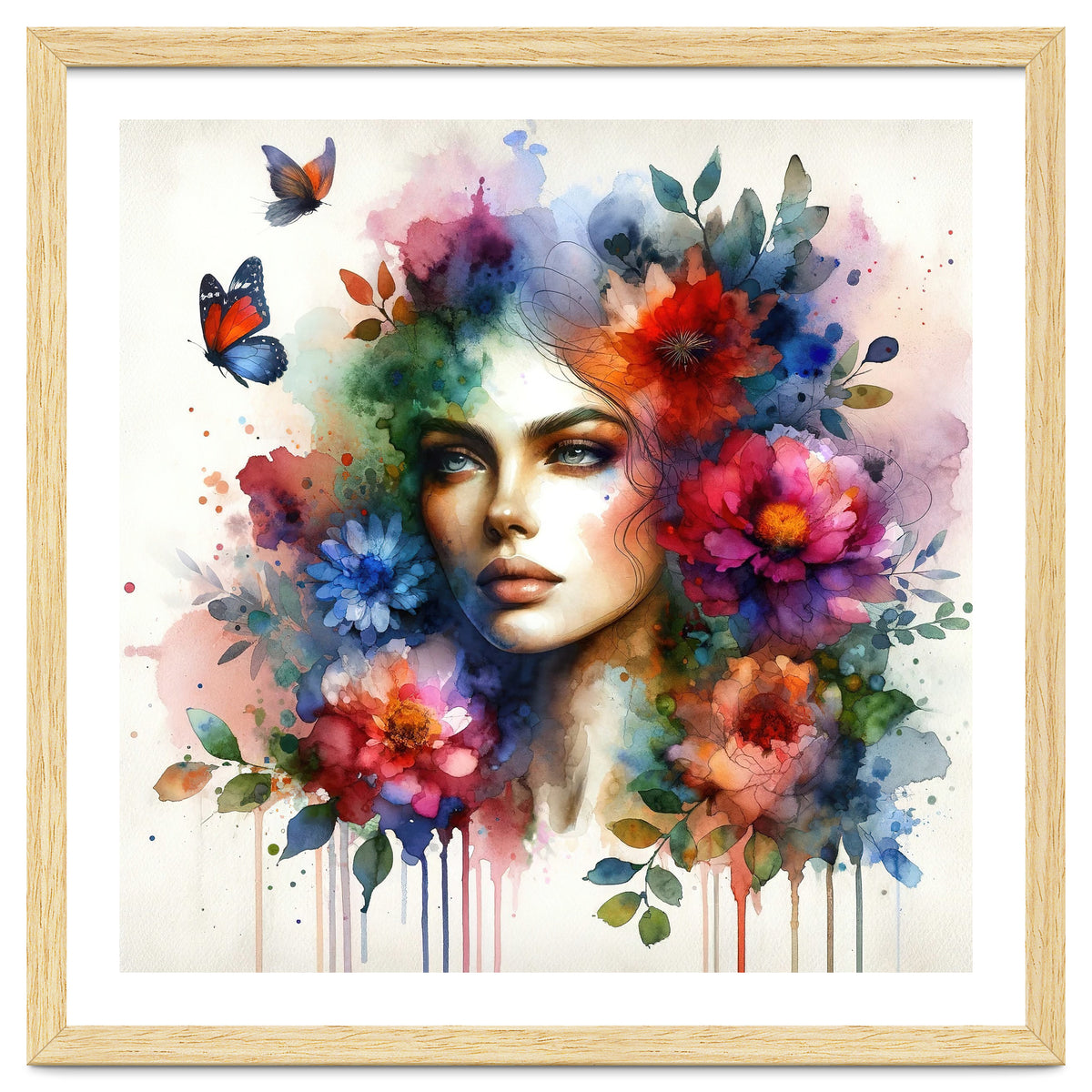 Ethereal Floral Portrait