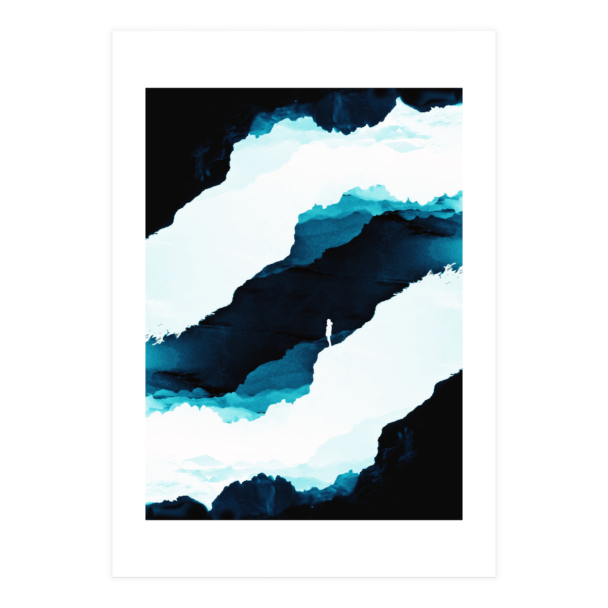 Teal Isolation (Print Only)