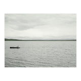A boy pedaling the Board on the Lake - Iceland (Print Only) thumbnail