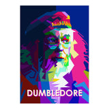Albus Dumbledore In Pop Art WPAP (Print Only) thumbnail