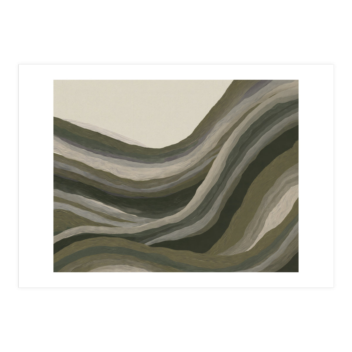 Moody Abstract Hills (Print Only)