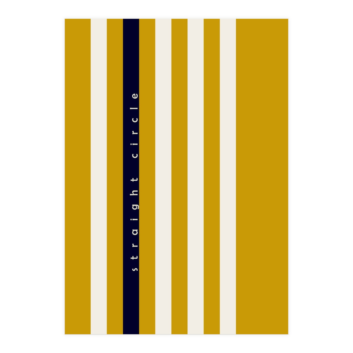 expectant iteration straight circle (Print Only)