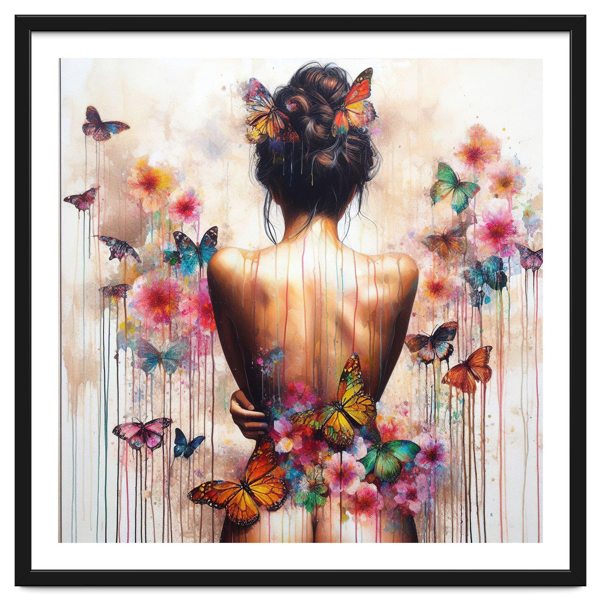 Butterfly Garden Back Portrait