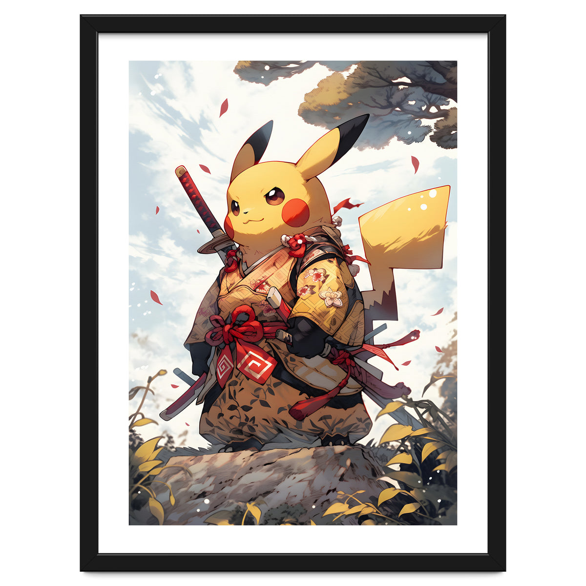 Pikachu Pokemon Samurai