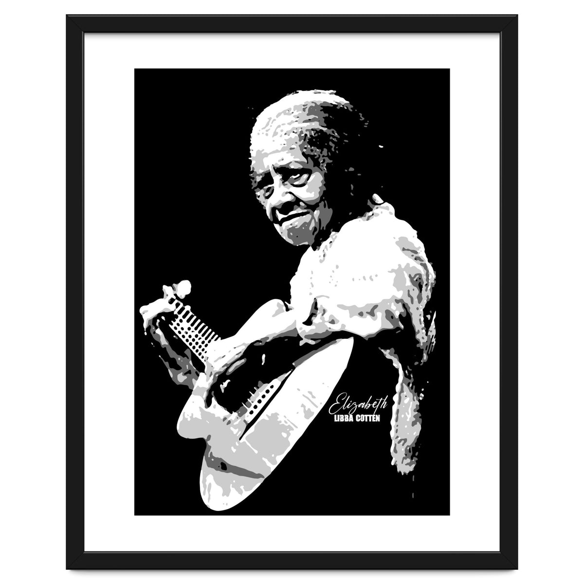 Elizabeth Cotten Folk and Blues Musician Legend