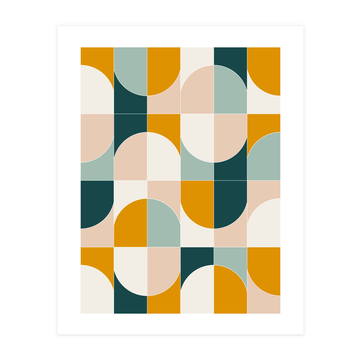 Bold Geo Tiles 01 (Print Only)