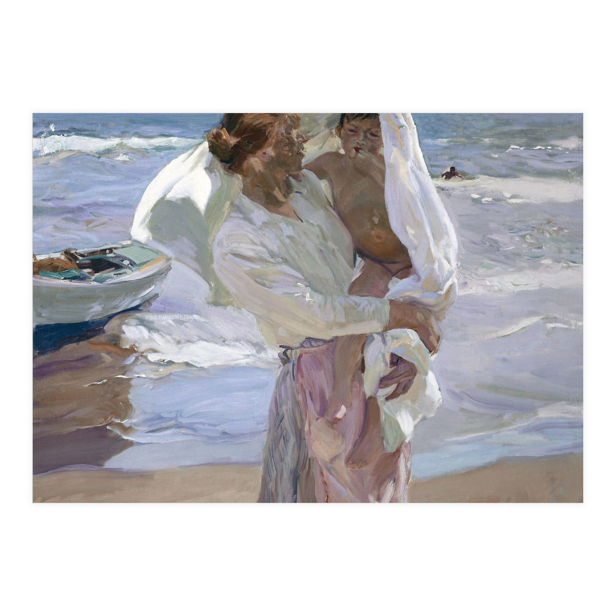 'Just Out of the Sea', 1915, Oil on canvas, 130 x 155 cm. (Print Only)
