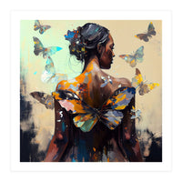 Powerful Butterfly Woman Body #6 (Print Only)
