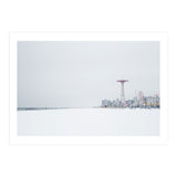 Amusement park in the winter seascape (Print Only) thumbnail