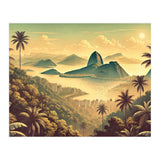 Vintage Brazil, Rio De Janeiro Tropics Poster (Print Only) thumbnail