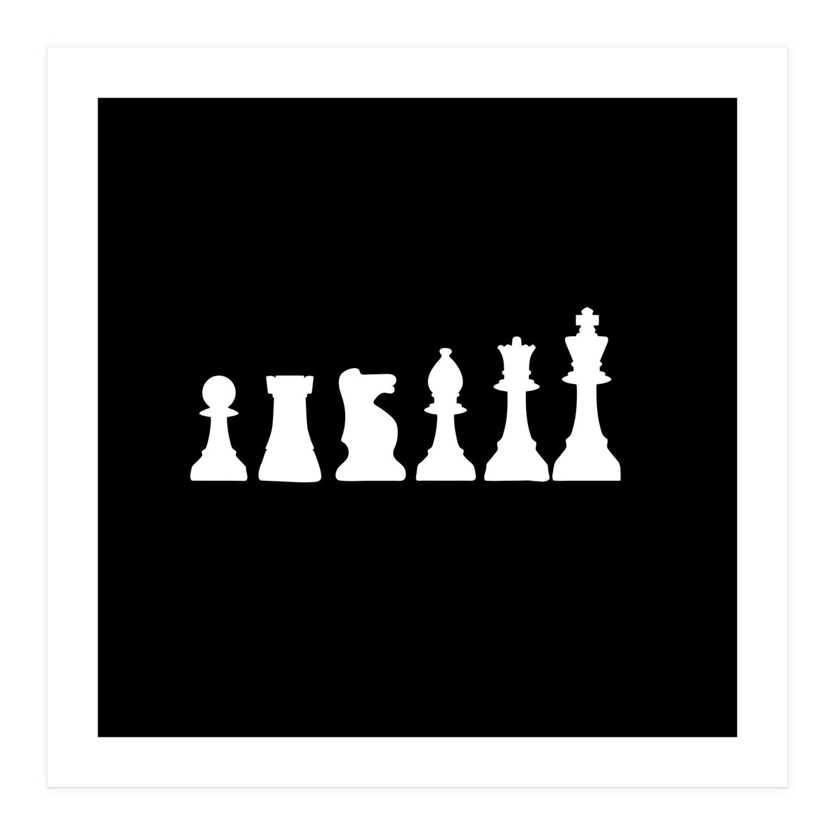Chess Game Pieces (Print Only)
