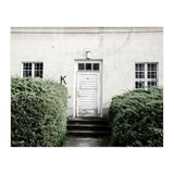 White door K between the green botanical gate (Print Only) thumbnail