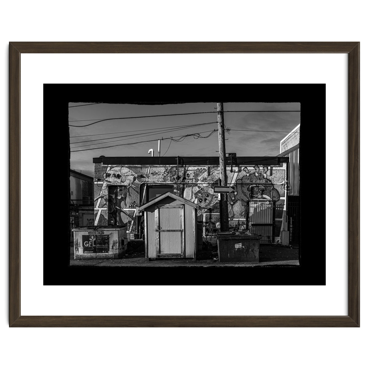 Cooke St Graffiti No 3 with Border