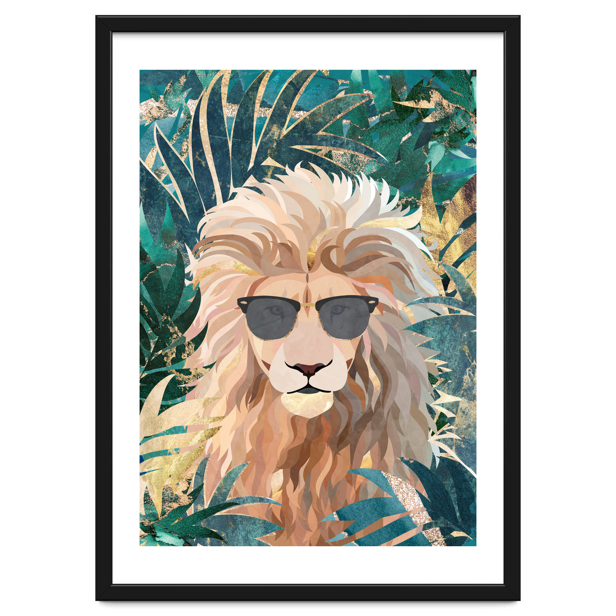 Lion Jungle wearing sunglasses