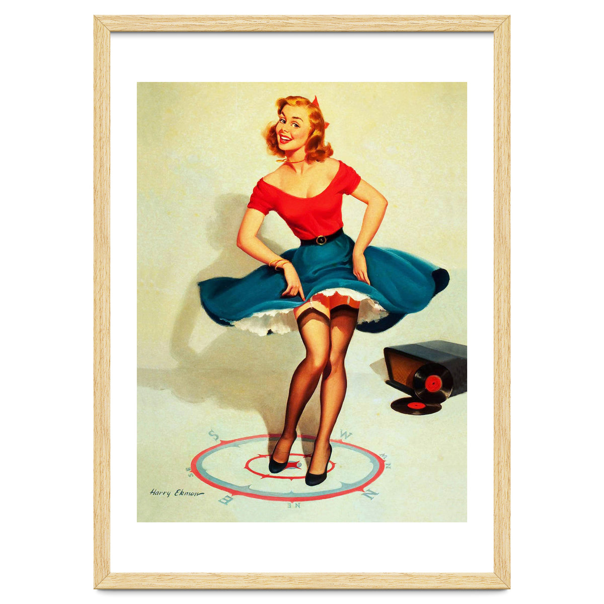 Pinup Dancing Girl
