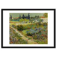 Vincent van Gogh – Garden at Arles | Vibrant Post-Impressionist Wall Art