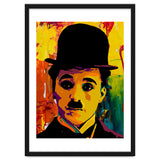 Charlie Chaplin Colorful Abstract Art thumbnail