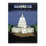 Washington, White House at Night (Print Only) thumbnail