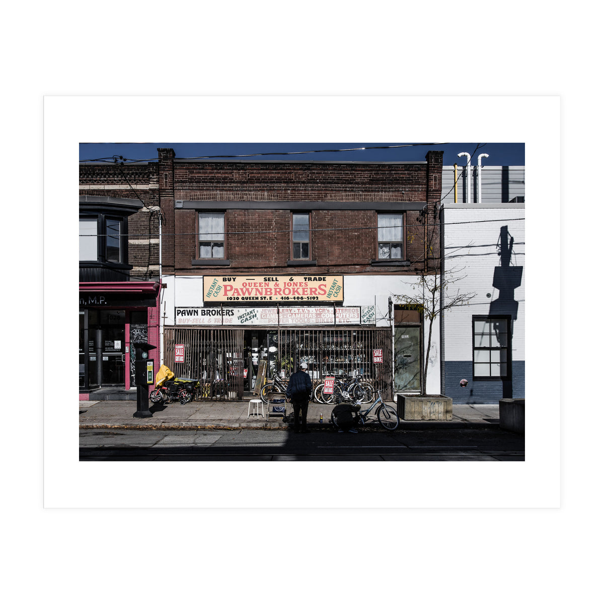 No 1030 Queen St E 2 Color Version (Print Only)