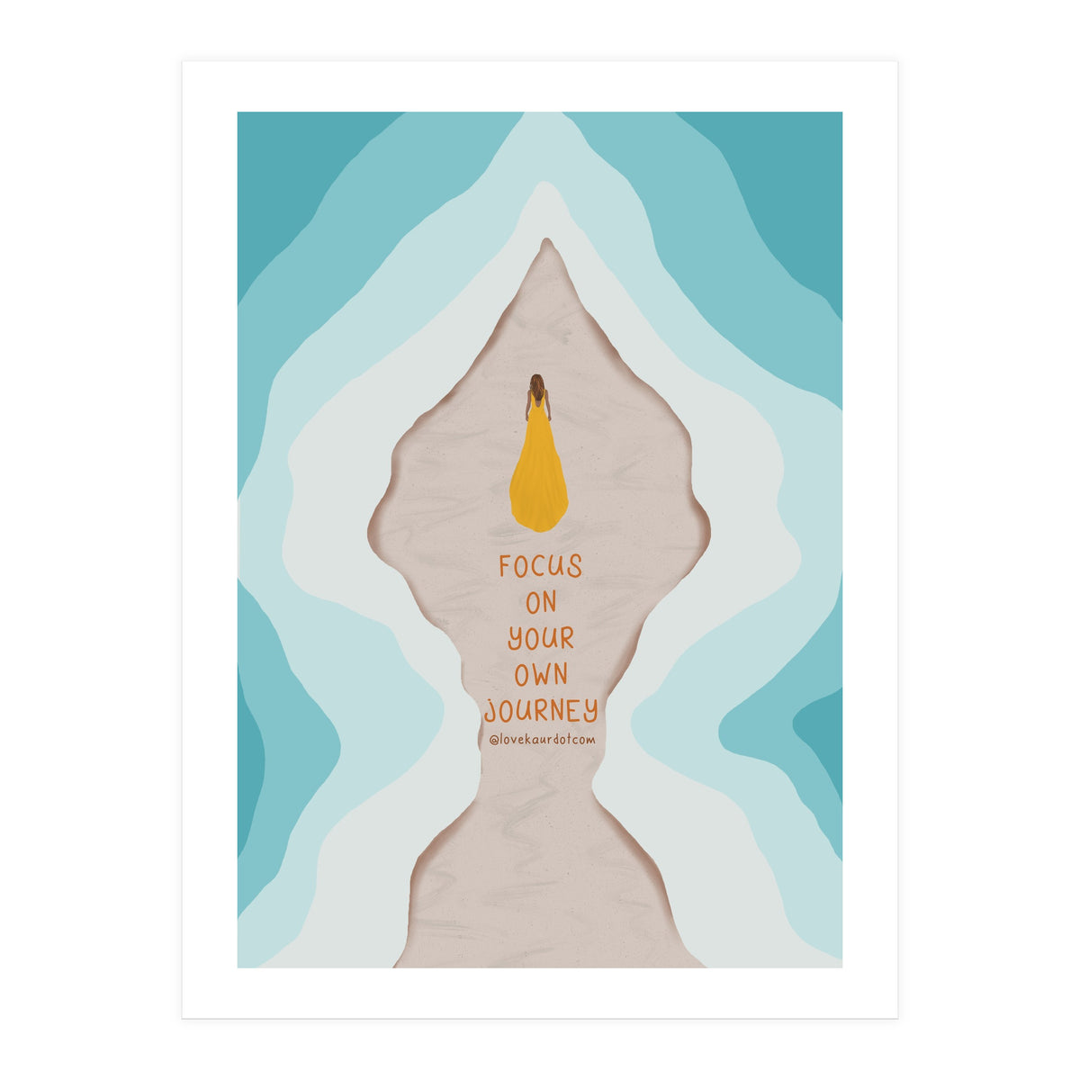 Focus On Your Own Journey (Print Only)