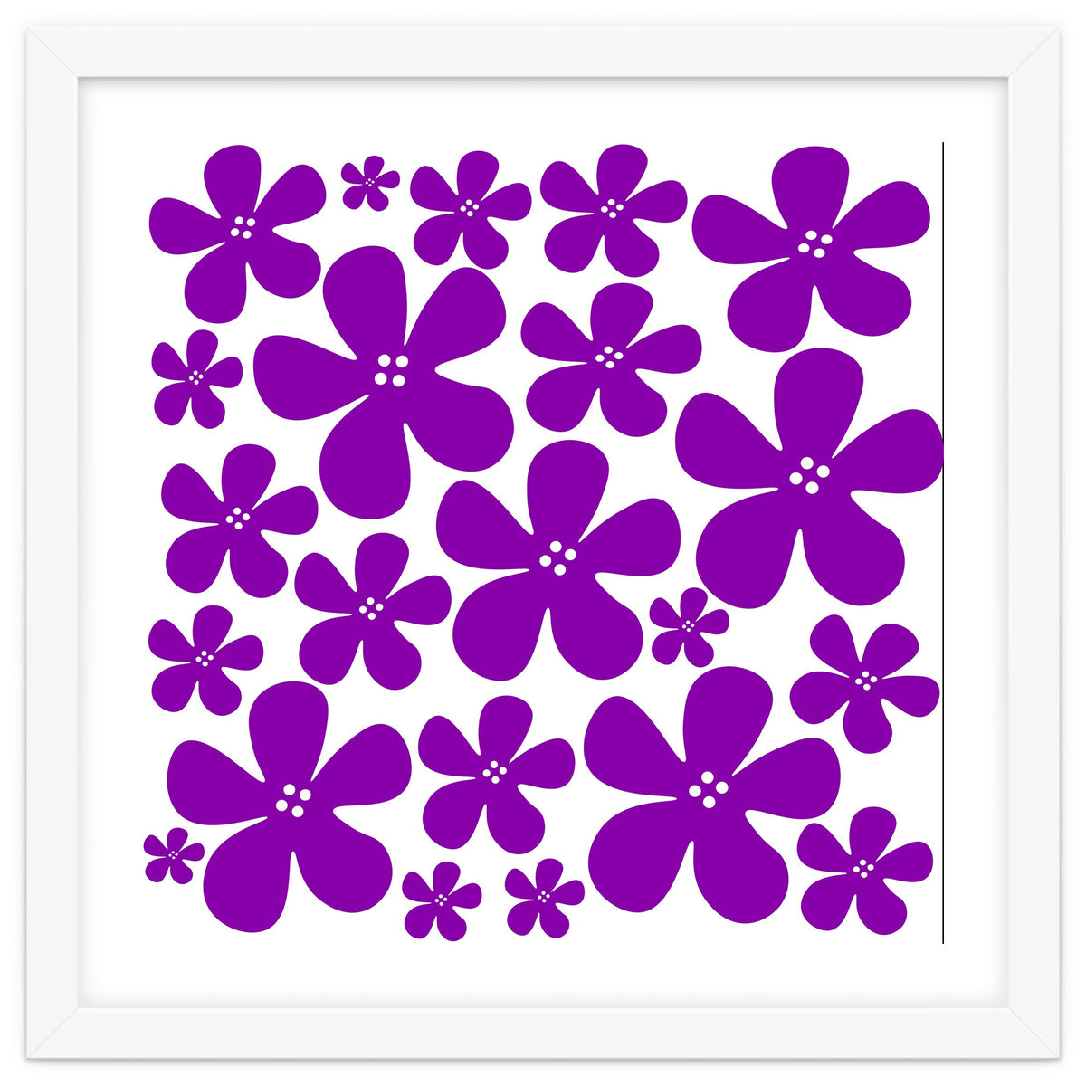 Purple Flowers Pattern