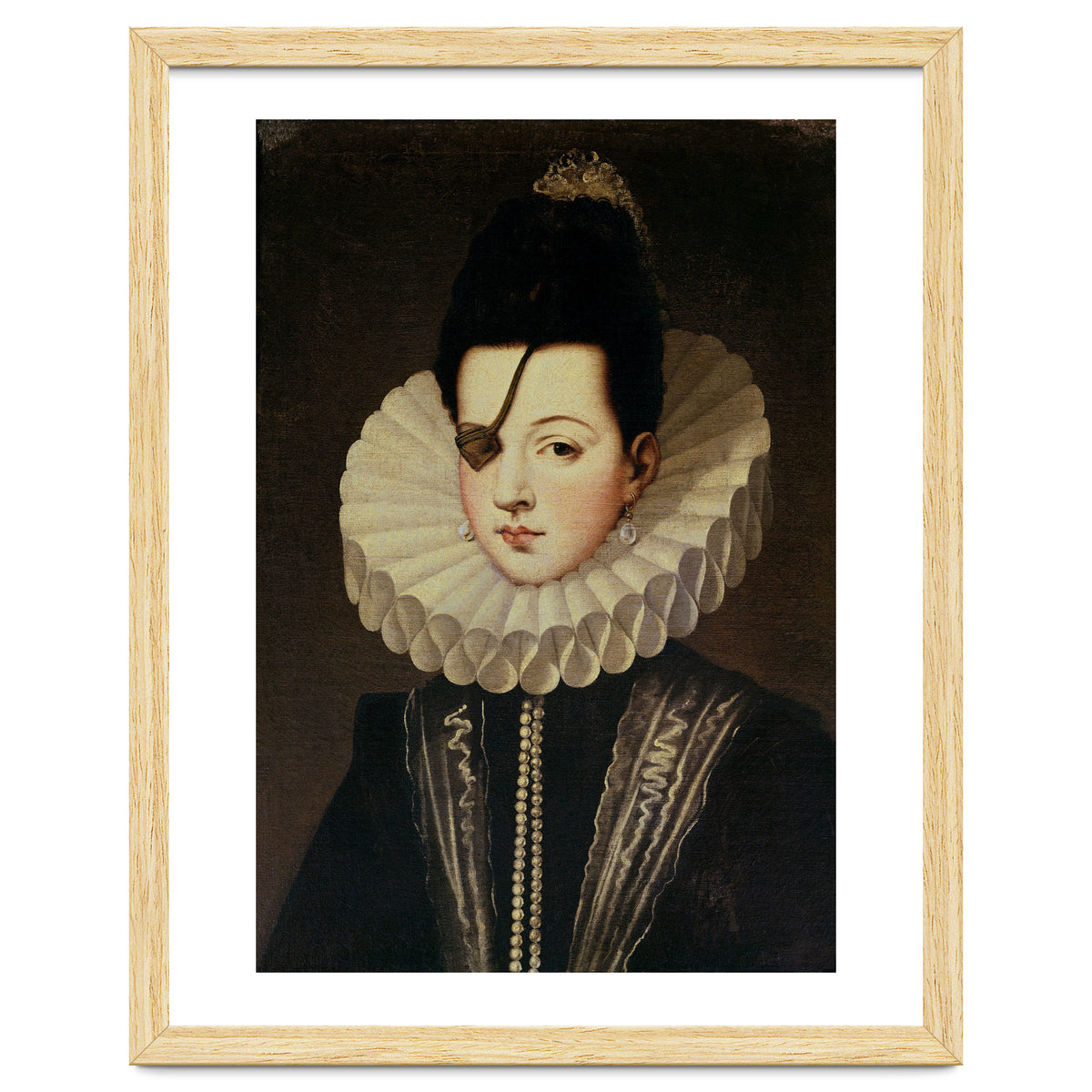 'Ana de Mendoza, Princess of Eboli', 16th century. ALONSO SANCHEZ COELLO. PASTRANA DUQUESA DE.