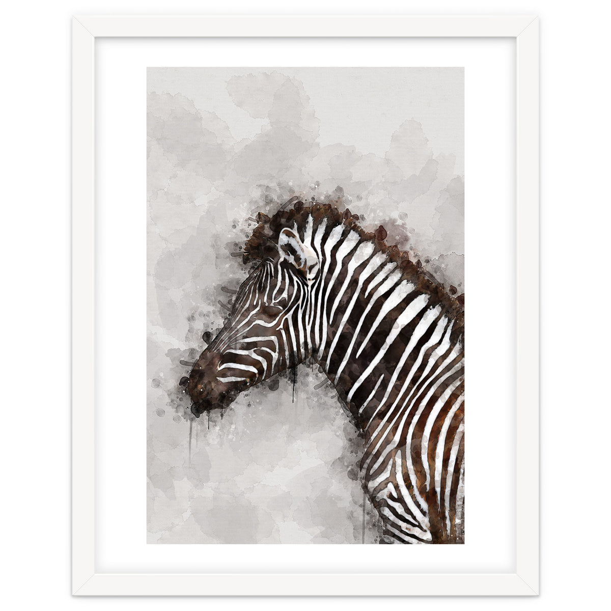 Zebra Watercolor