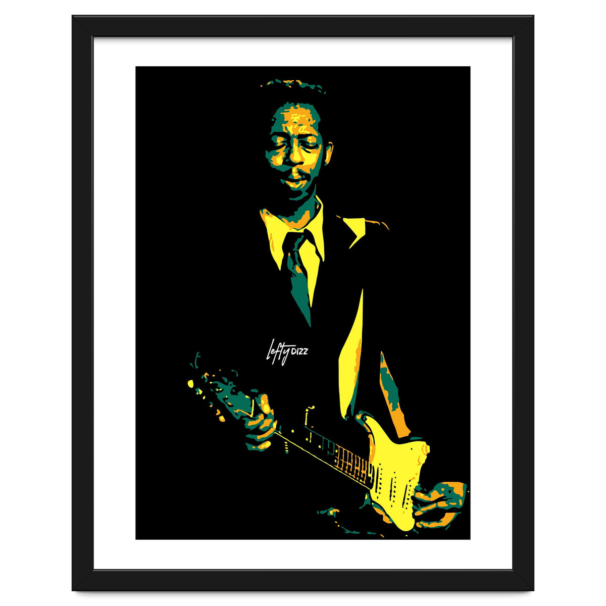 Lefty Dizz American Chicago Blues Guitarist Legend 2